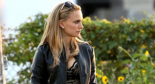 *EXCLUSIVE* Natalie Portman brings sexy to the set of the Untilted Terrence Malick Project