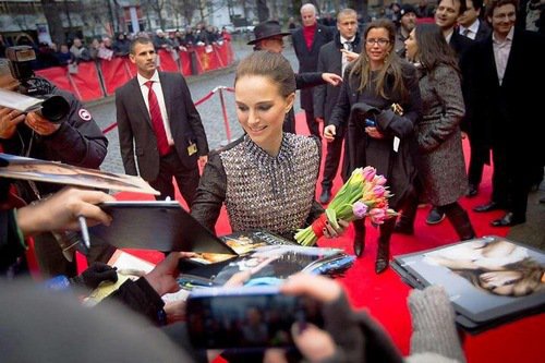 Natalie Portman arriving at Berlinale