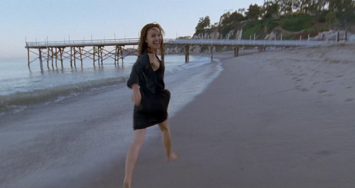 Natalie Portman on the beach in Knight of Cups
