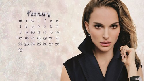 NataliePortman_2016_February_calendar