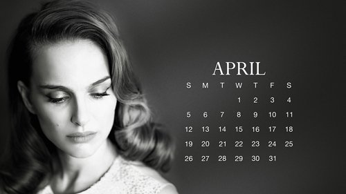 You are currently viewing April Calendar