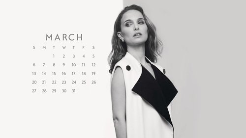 You are currently viewing March Calendar