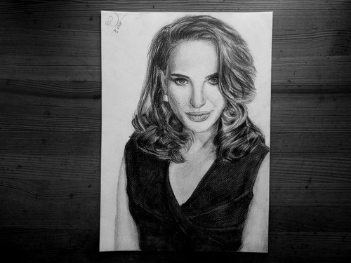 Natalie Portman drawing