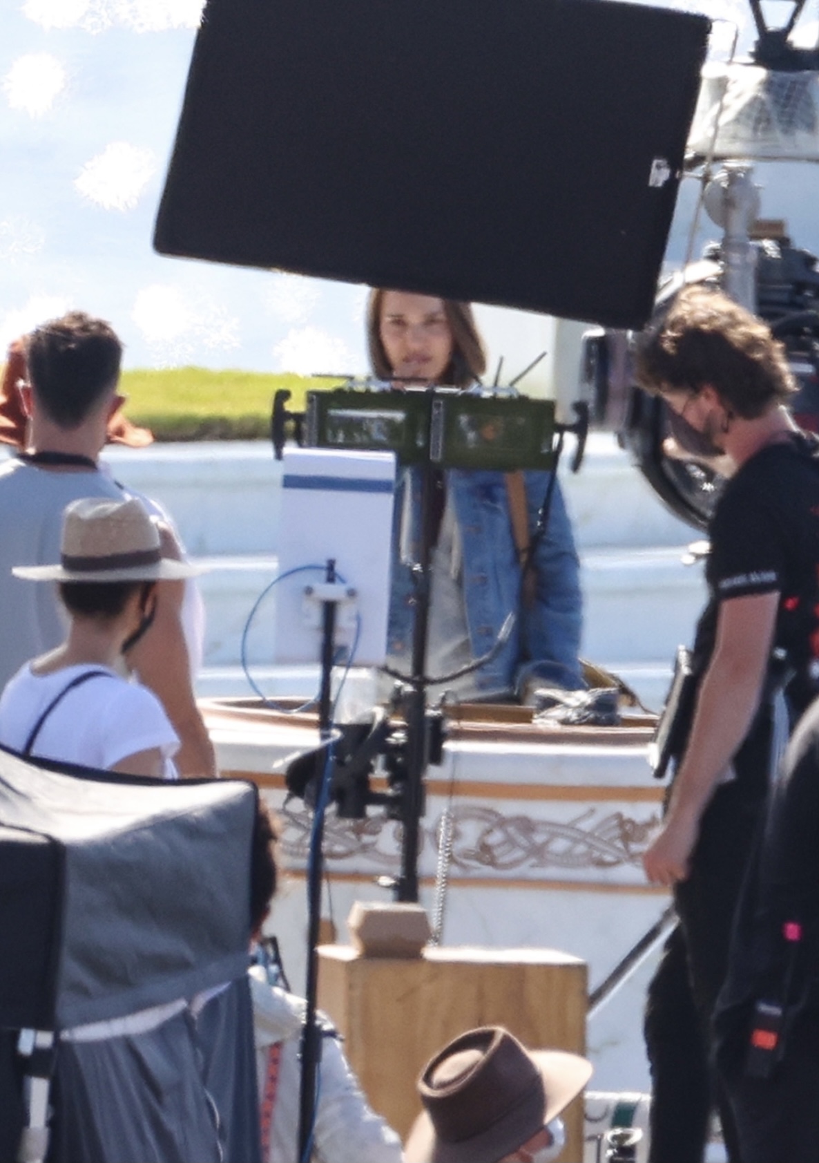 Natalie’s first photos on the set of Thor Love and Thunder