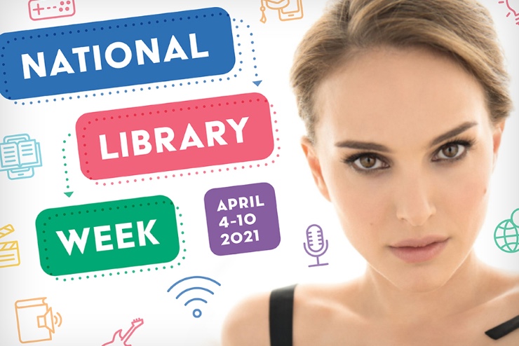 Read more about the article Natalie serves as honorary chair of National Library Week